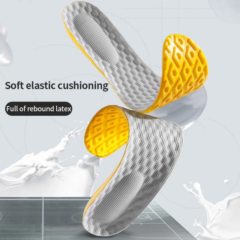 

Супермягкие мужские и женские спортивные стельки из искусственного материала, амортизирующие, дышащие, впитывающие пот, удобные дезодоранты