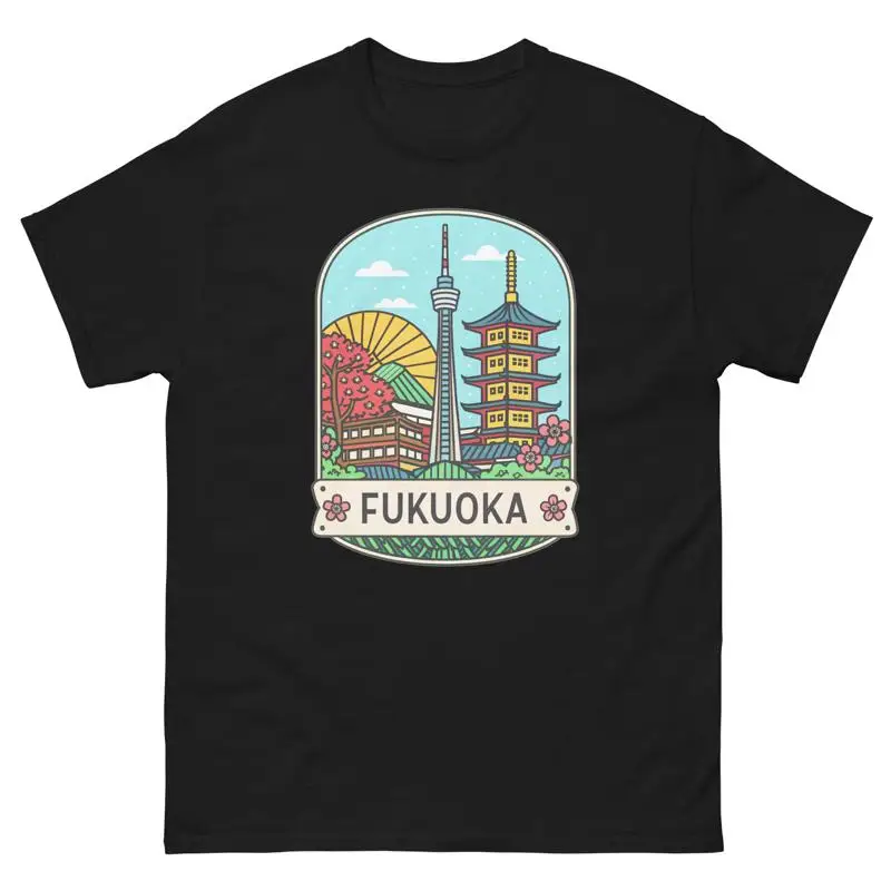 Fukuoka World Travel Urban Area City T Shirt