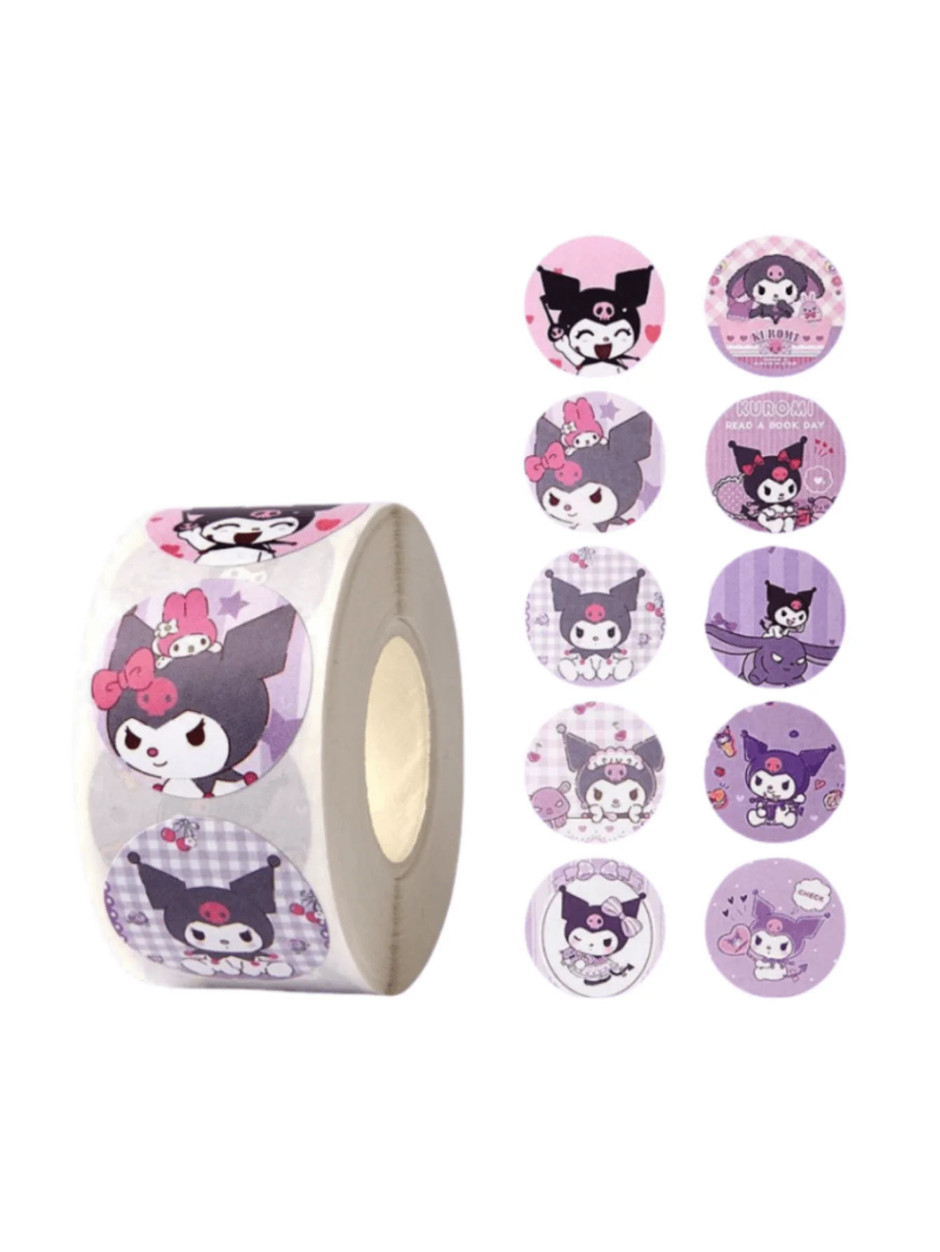 100/450/500/pcs Sanrio Blind Box Stickers HelloKitty Kuromi Cinnamoroll Melody DIY Laptop Phone Diary Cartoon Sticker Kids Toys