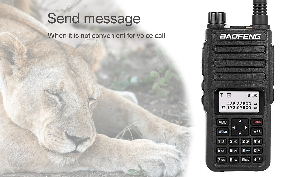 Baofeng 1801 DMR Digital Walkie Talkie Ham Radio Stations Walkie-talkies Professional Amateur Two-Way Radio VHF UHF 5W