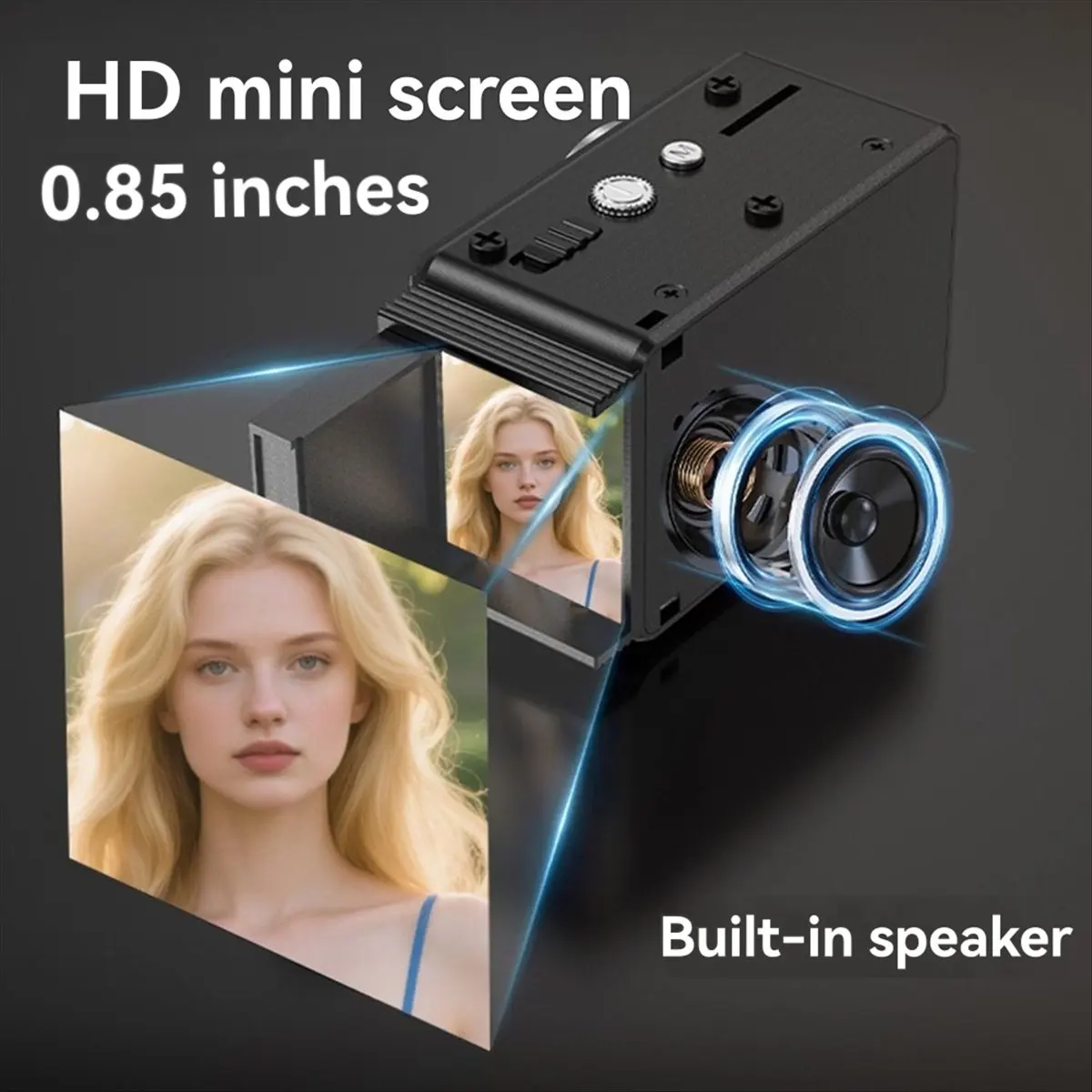 S11 Retro Mini Vintage Camera Digital Video Recorder HD 1080P Portable Very Small for Christmas Birthday Gift