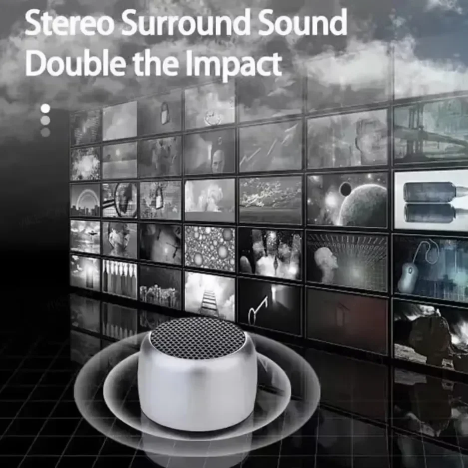 Przenośny głośnik Bluetooth M1, muzyka stereo surround, mini USB, zewnętrzny subwoofer, odtwarzacz audio, głośnik.