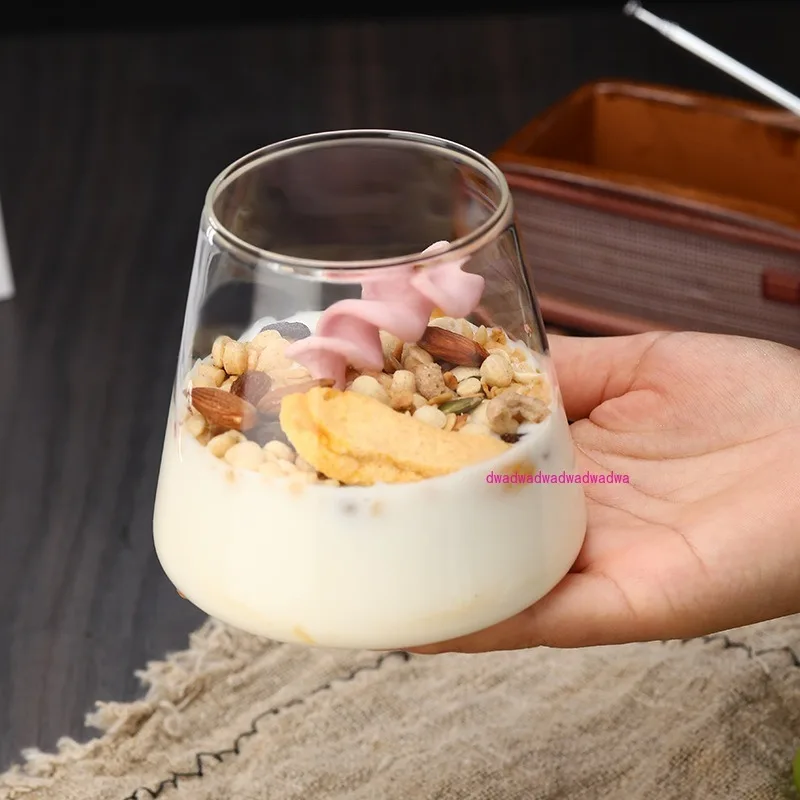 

High borosilicate glass milk cup Mount Fuji household whiskey beer cup