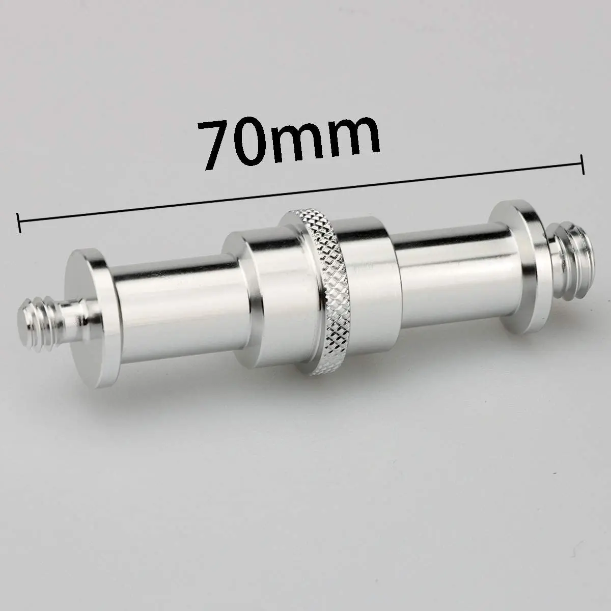 Adaptador de parafuso rosqueado macho 10x 1/4 para 3/8 parafuso prisioneiro para flash light stand tripé câmera