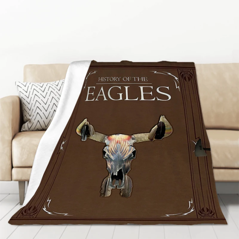 

Eagles Band Bed Blanket Sofa Blankets and Bedspreads Furry Winter Bedspread the Knee Warm Baby & Throws Double Comforter Camping