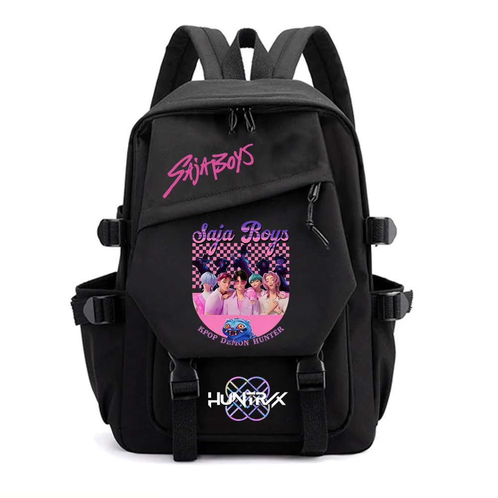 Nueva mochila KPop Demon Hunters Huntrix, mochilas de viaje a la moda para hombres y mujeres, mochilas para niños, mochila escolar para deportes al aire libre