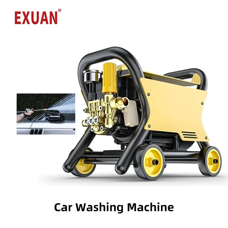 1350W Household Car Wash Machine 220V High Pressure Water Gun High Power Cleaning Machine Brush Car Strong Floor Wash Water Pump