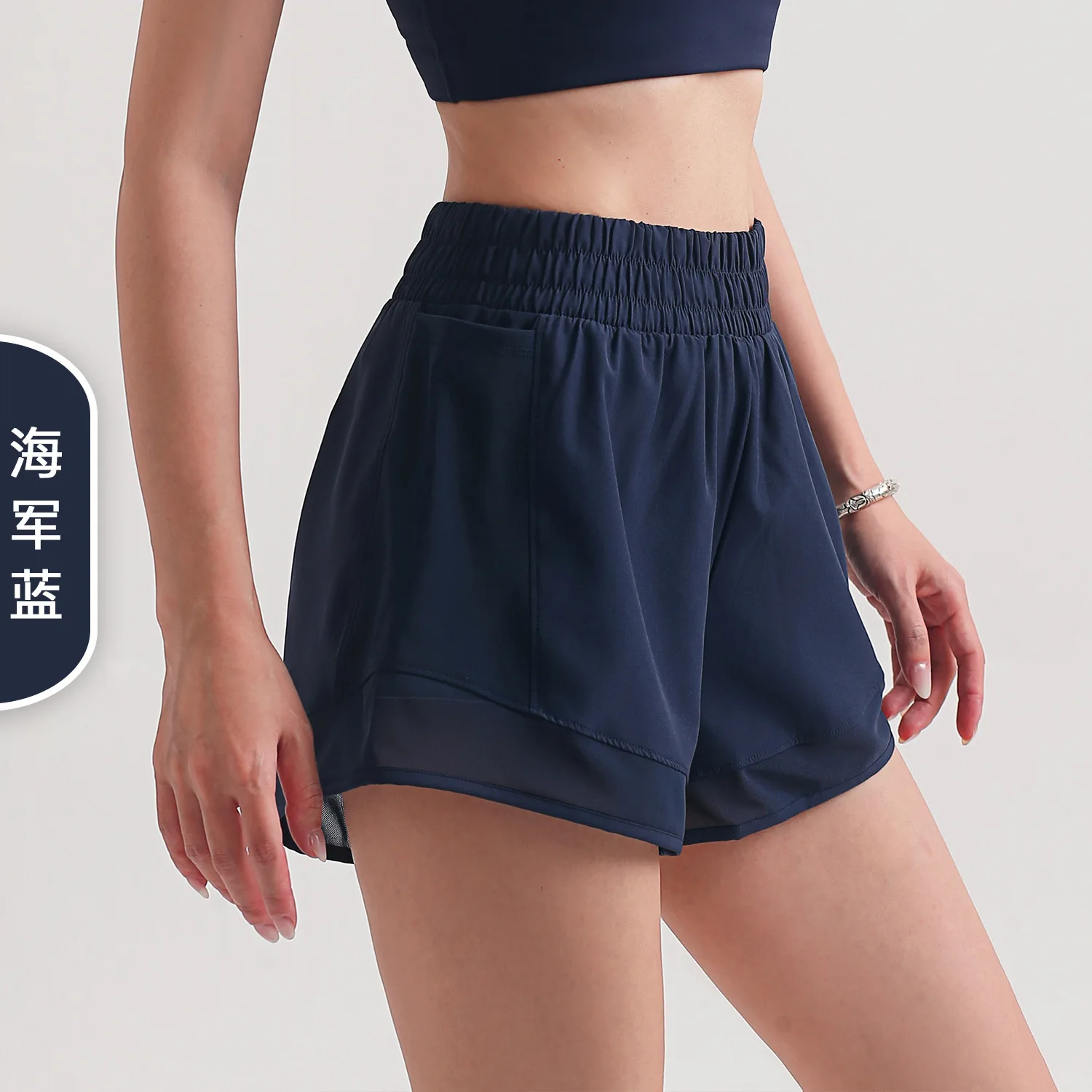 QUMOR  Women Summer Fashion Sports Loose Shorts Elastic Waist Casual Solid Color Female Comfortable Shorts