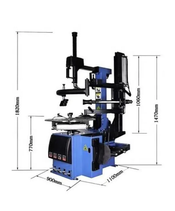 Automatic Tire Changer Huandyn HD-596 110V/220V/380V Tyre Changing Machine Easy Operation Tyre Disassembly