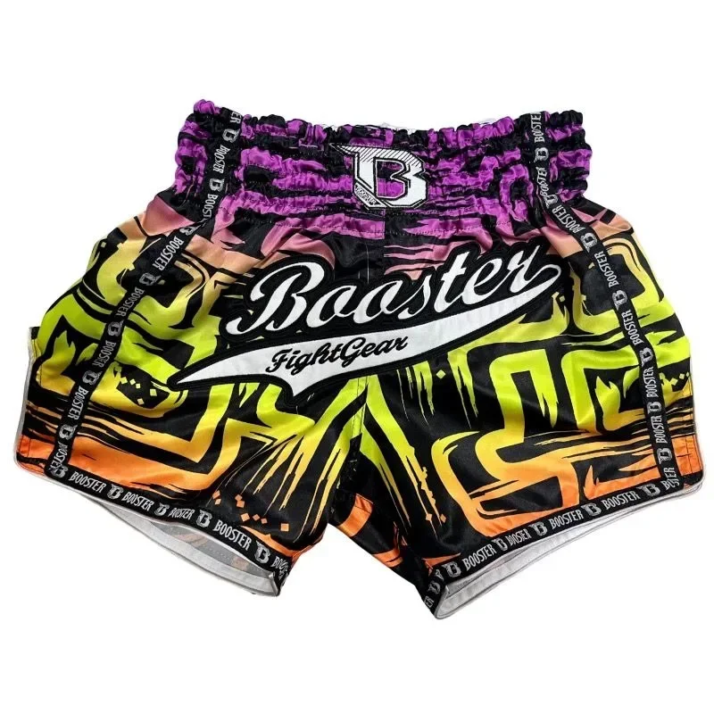 Original Training Muay Thai Gym Fighting Shorts Fitness Combat Sports Pants Embroidery Style Boxing Shorts Sweat Pants