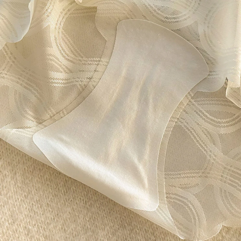 

Jacquard Lace See Through Briefs Knickers Sexy Mesh Women's Seamless Underwear Lingerie Ladies Girls Panties