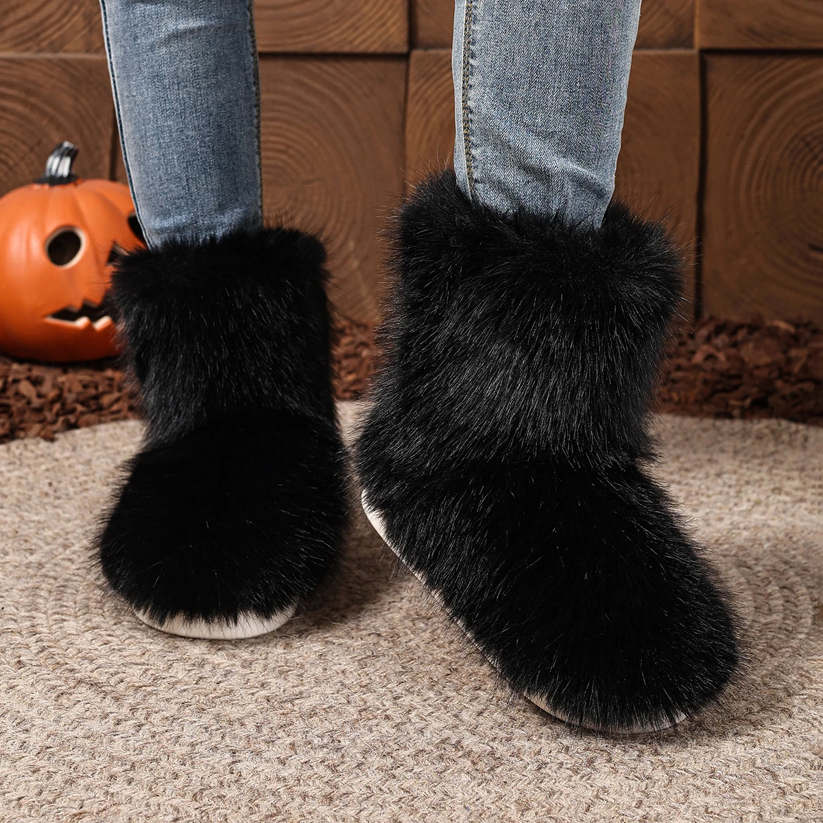 レディース スノーブーツ 冬用 プラットフォームシューズ フ - Women'S Shoes Big Feet のレビューと価格