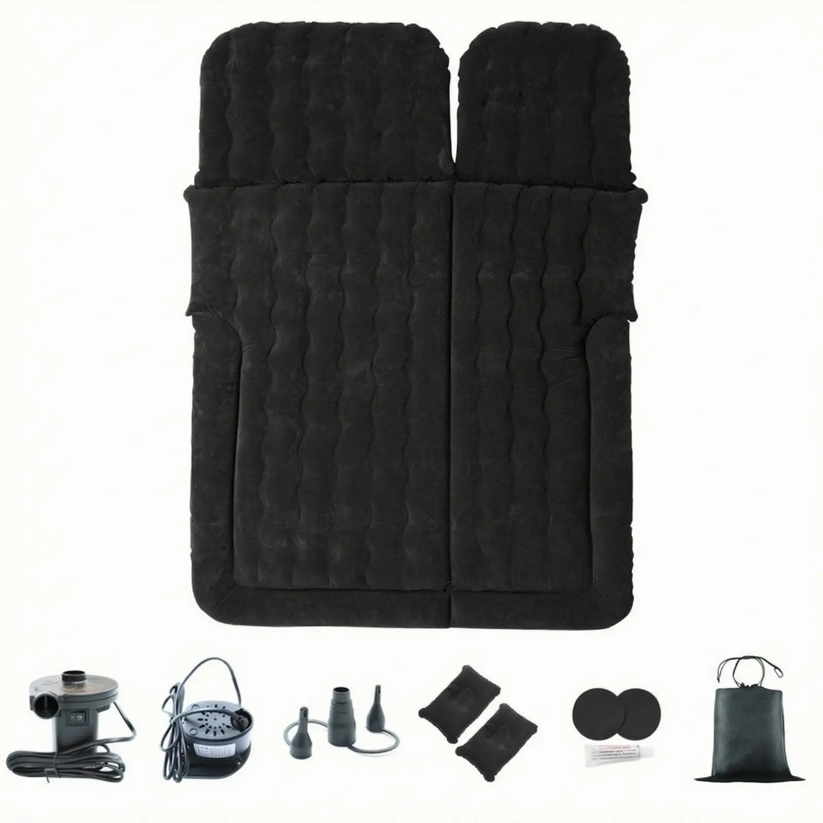 Car Sleeping Mattress Inflatable Double Bed for SUV Camping Travel with Pillows Portable Air Mattress