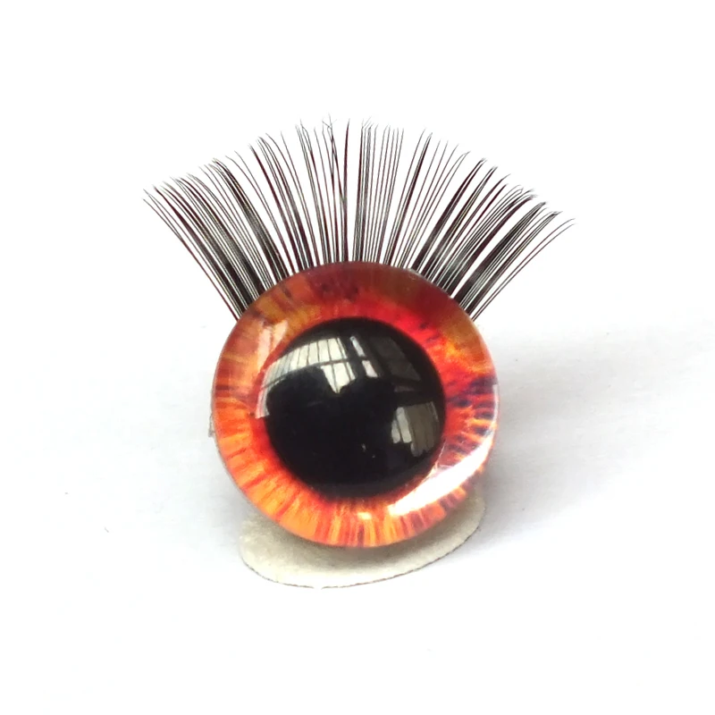 20pcs Toy Eyelash Size 12-30mm Only The Eyelash DIY Plush DIY Doll Making Supply Accessories Plush Toy Eyes Eyelash