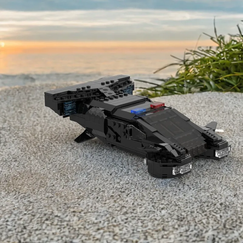 457pcs MOC Cyberpunk MAX TAC Police Vehicle Teaser Creator Expert Model Building Blocks Architecture Christmas Gift Toy Brick view 2