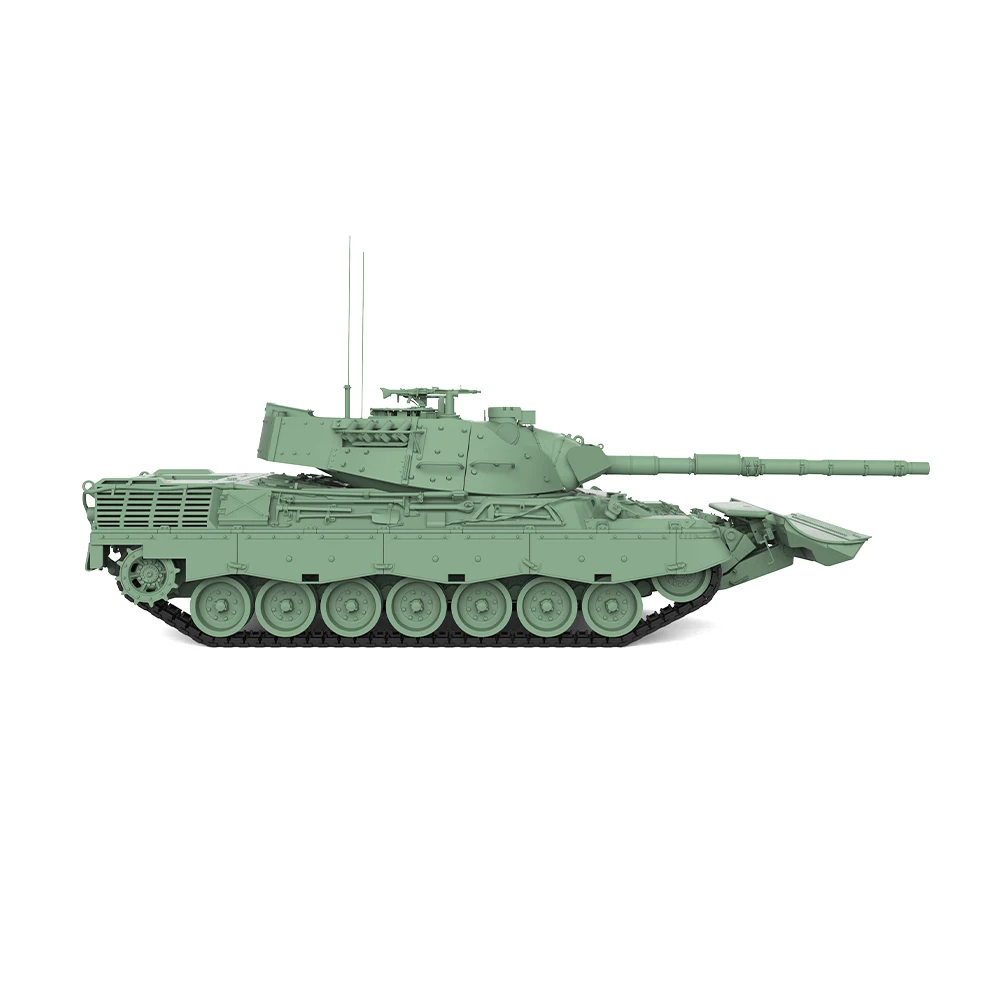 SSMODEL SS72701 1/72 25mm Military Model Kit German Leopard 1A5 Medium Tank With Dozer Blade