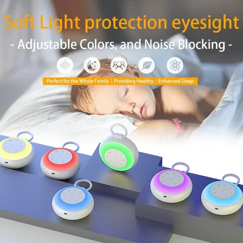 

Baby sleep white noise machine, portable baby white noise generator, easy to operate
