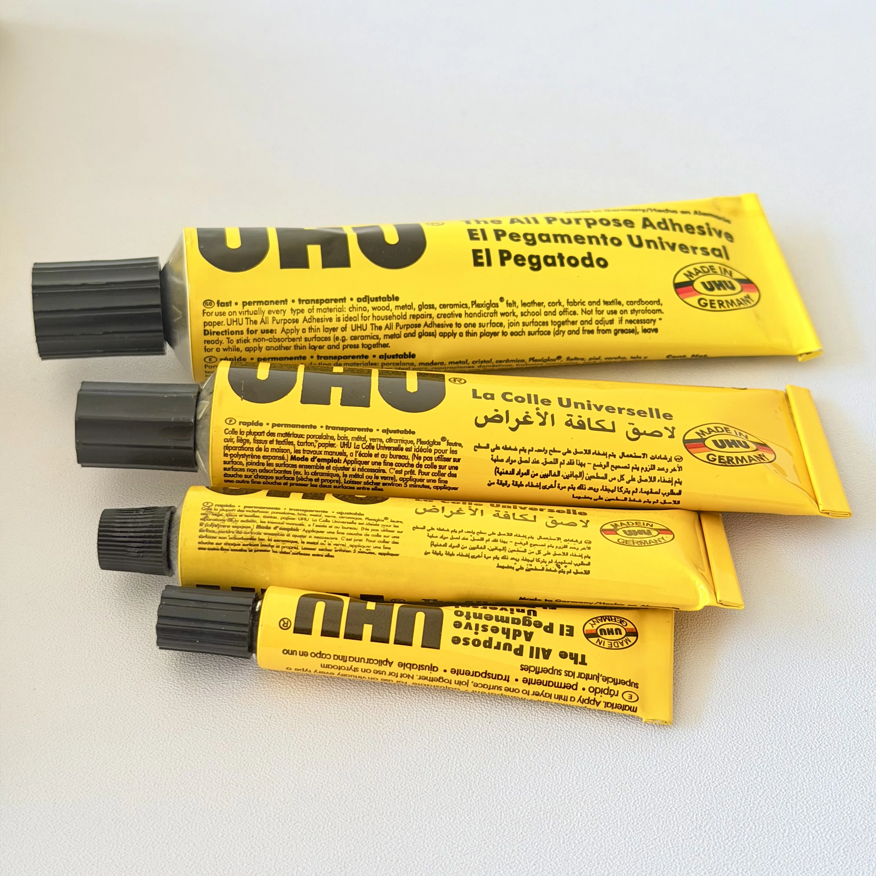 1/5PC UHU Wig Repair Adhesive Glue 7ml/20ml/35ml/60ml Transparent Glue for Lace Wig Net Toupee Hair System Lace Front Wig Repair