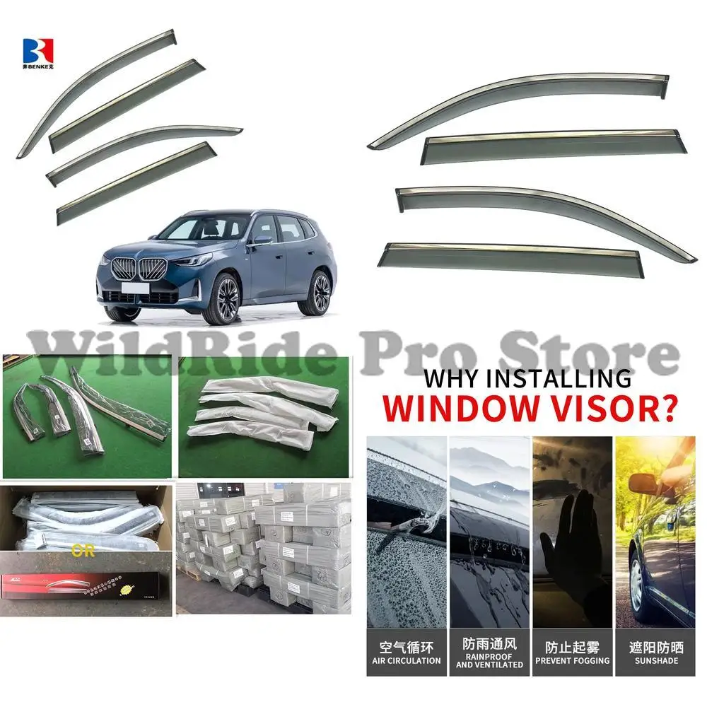 

1 set For BMW X3L 2025 rain shield wind deflector car accessories wind deflector