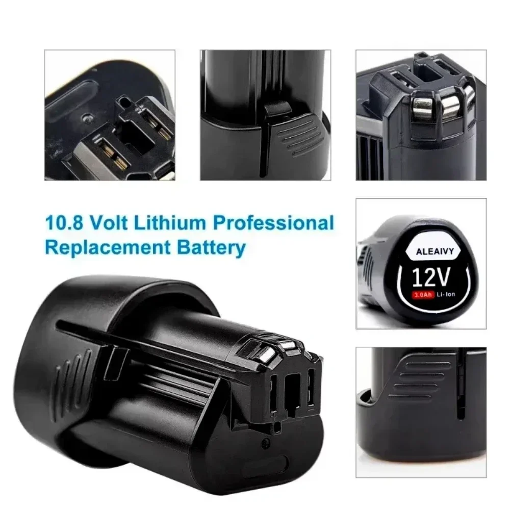 

12V/10.8V 3000mAh For Bosch BAT411 Battery Li-ion Rechargeable Battery BAT411A BAT412 BAT412A BAT413 BAT413 Battery Charger