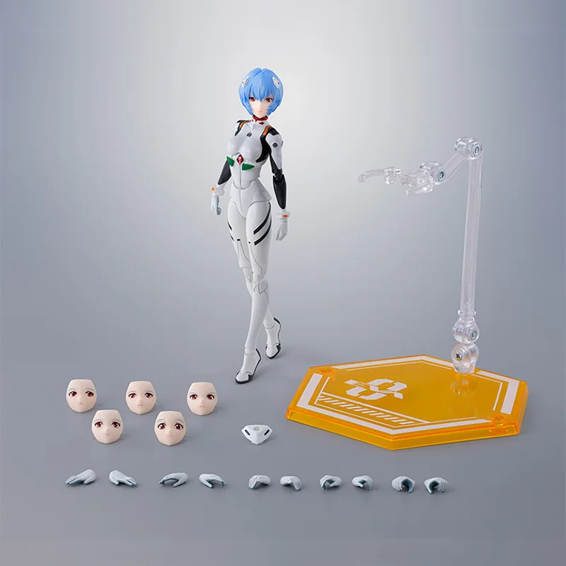 BANDAI S.H.Figuarts NEON GENESIS EVANGELION Ayanami Rei PVC 13.5 CM Anime Actiefiguren Model collectie Speelgoed