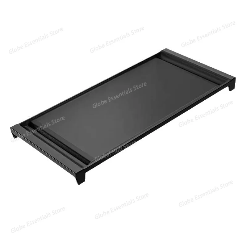 Cast Iron Rectangular Steak Griddle - 31×24738mm Gas Stove Grate & Baking Tray, North America Compatible Household Accessory