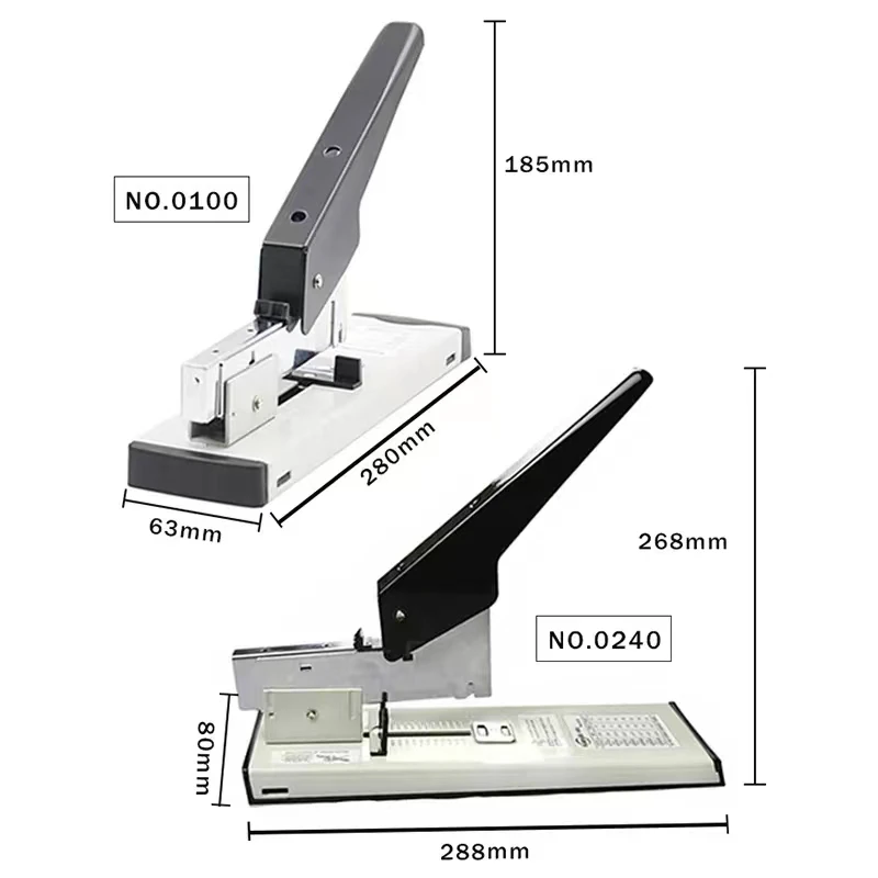 Huapuda 0100 & 0240 logam Hoch leistungs hefter besar kapasitas kertas mengikat/merapikan hefter kantor manueller hefter/heftklammern/nai