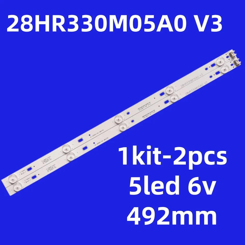 2pcs/set LED Strip For TF-LED28S19 TOT 28D2700 28HR330M05A0 V3 4C-LB2805-HQ1 LVW280CS