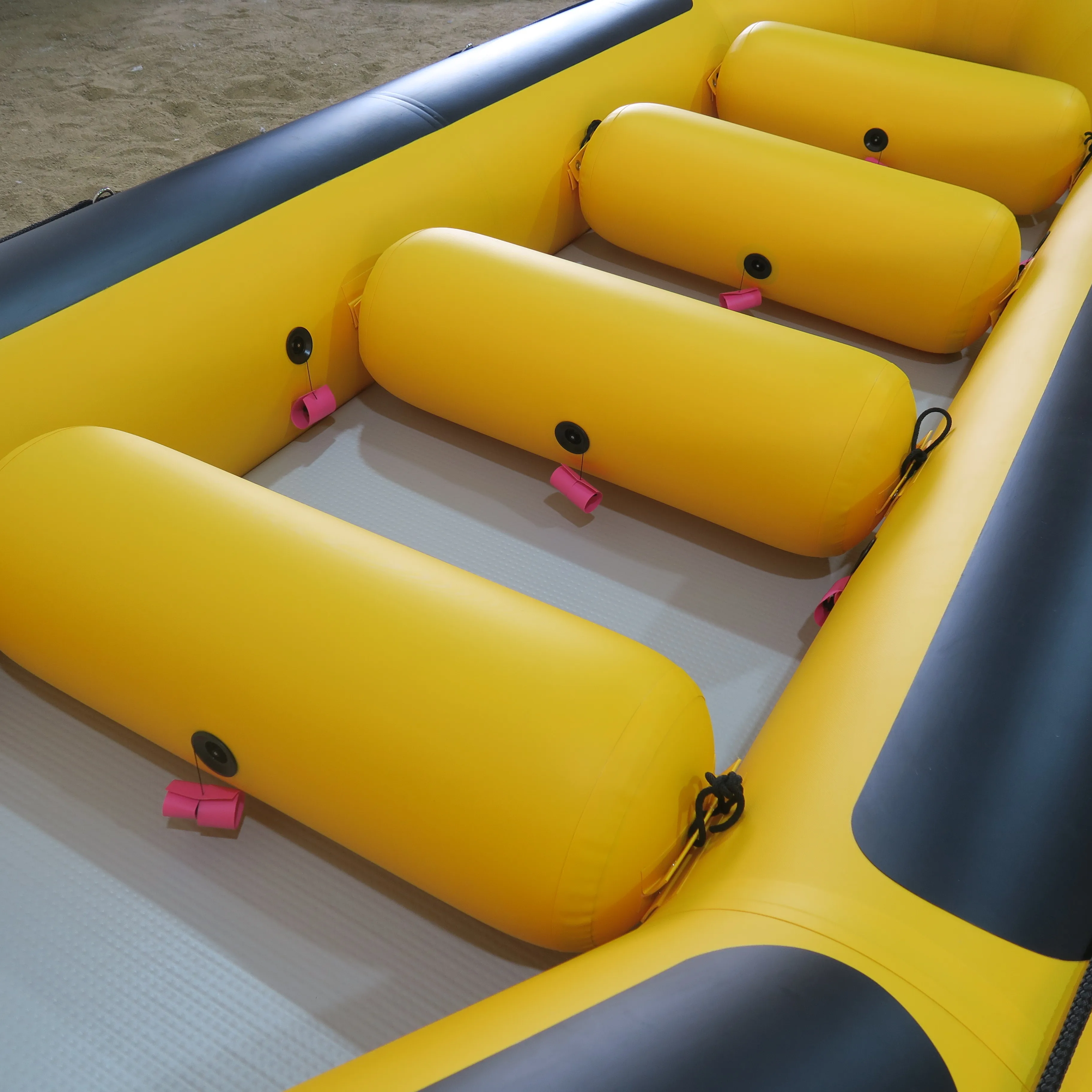 Custom Size Rigid Inflatable Water Sport Boat, Optimized Power Component Stable Structure For Long-Term Water Use