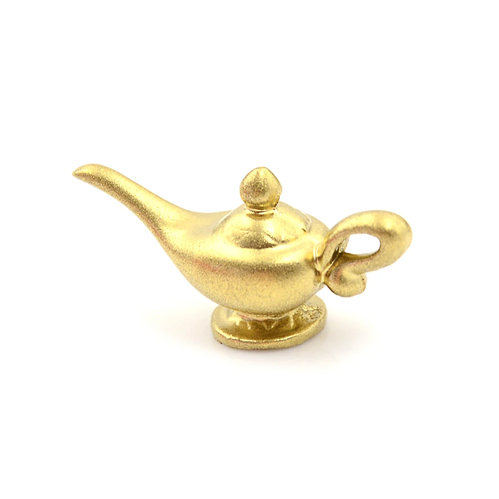Dollhouse Miniature Gold Teapot Toy Model Kids Gift