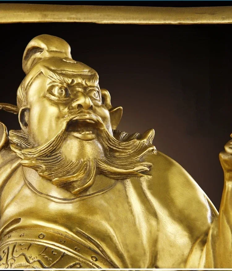 النحاس تشونغ كوي تمثال تيان شي زخرفة مدخل المنزل مكتب مخزن ديكور المنحوتات