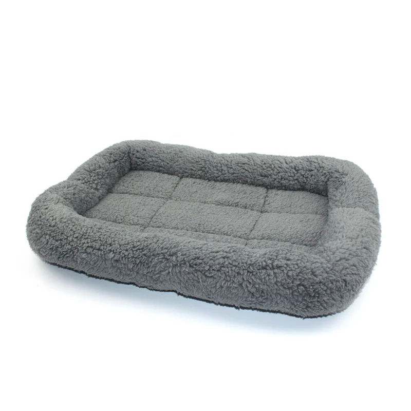 

Pet Bed Pet Cushion with Pillow Around for Puppy Curling Sleep Cat Pad for Cat Carrier/Crate Dog Self-Warm Bed, Small