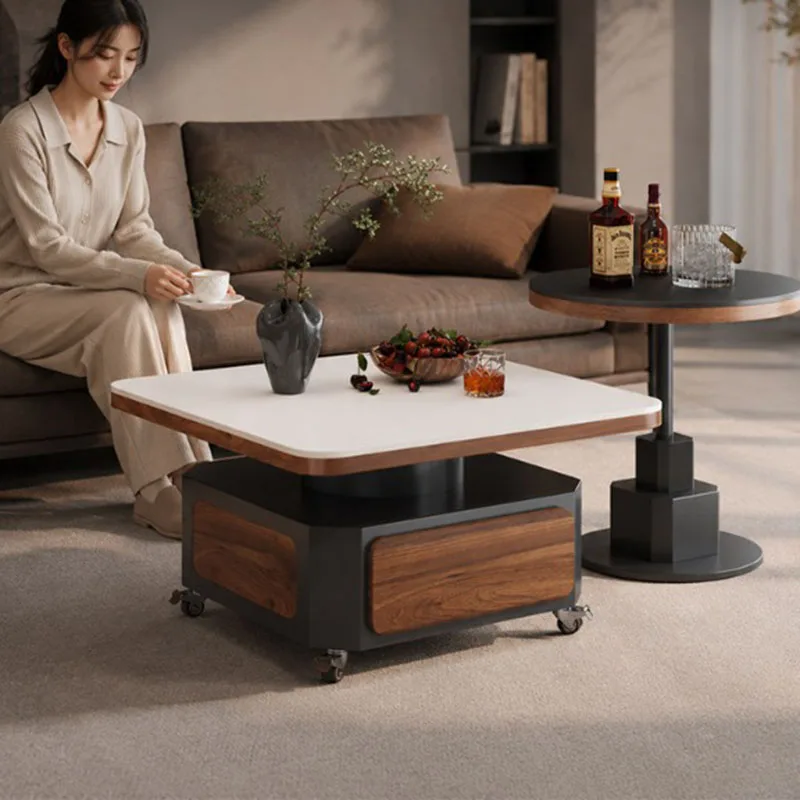 Universal Decoration Coffee Table Funky Living Room Modern Aesthetic Safe Side Table Luxury Mesa Auxiliar Postmodern Furniture