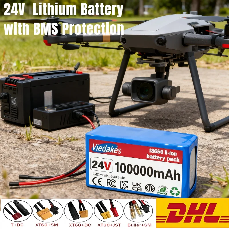 

24V 8Ah Lithium Battery for Portable Car Vacuum Cleaner Auto Cleaning Scooter, Lawn Mower 24v 7s3p 18650 battery