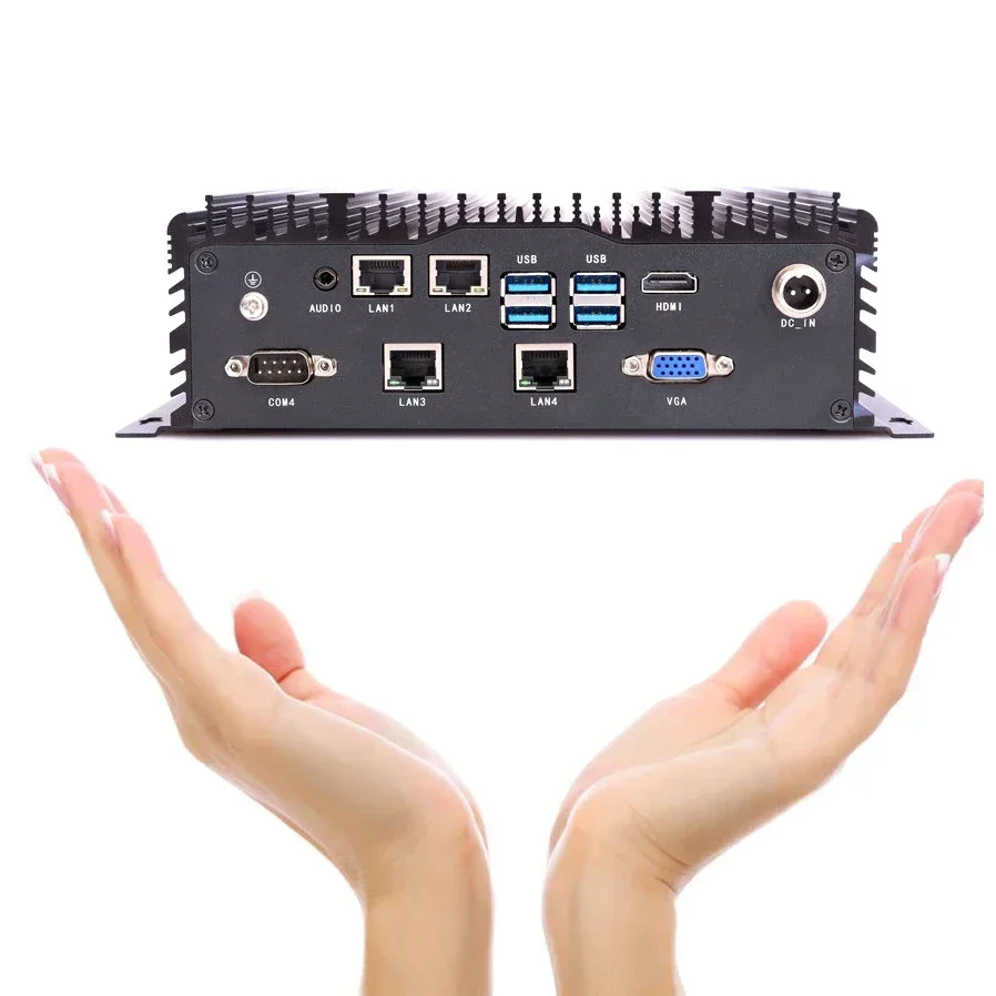 

Advantech 12v Industrial Fanless Mini Pc 6USB 2LAN for CNC factory production line