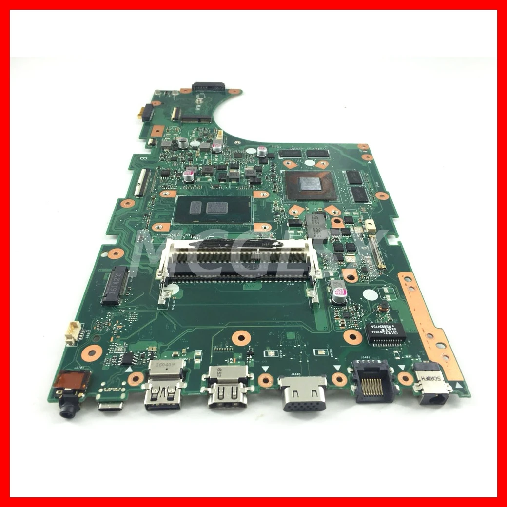 Imagem -06 - Placa-mãe para Laptop para Asus Mainboard X756u X756uxm K756u X756ub X756ub Ddr3 I56200u I7-6500u Cpu Gt940m Gt950m Gpu