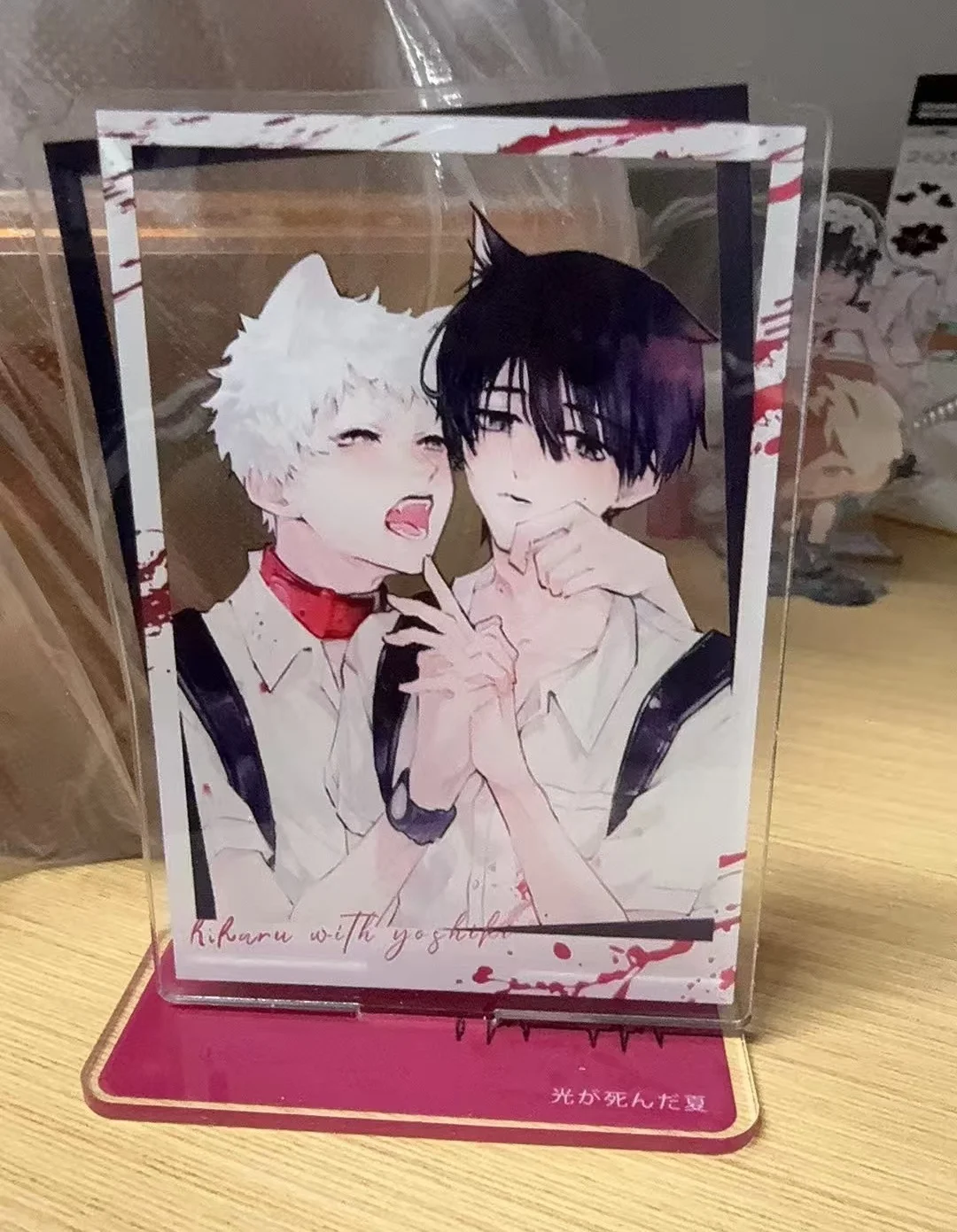 Anime The Summer Hikaru Died Tsujinaka Yoshinori Figures Acrylic Stand Desktop Ornaments Prop Christmas Gift