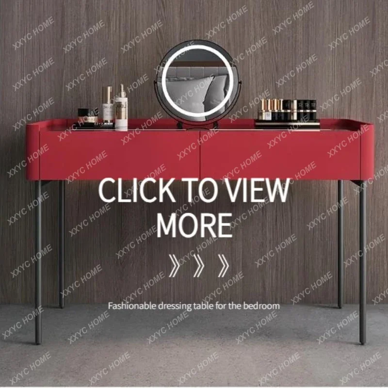 

YY2-in-1 Dresser Nail Art Makeup Table Cabinet Dresser Cream Wind Desk Storage Cabinet Combination Contrast Color
