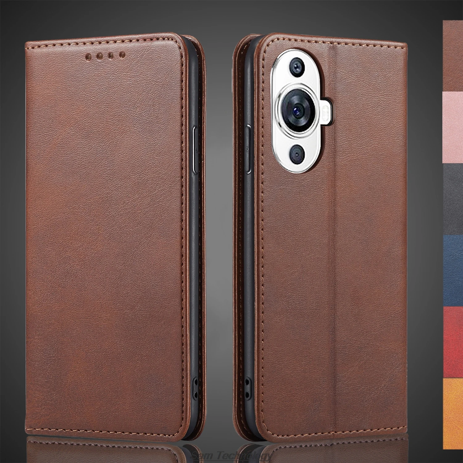 

Кожаный чехол с магнитным притяжением для Huawei Nova 12s 6,7 дюйма, кобура с откидной крышкой, чехол-кошелек, сумки для телефона, Capa Fundas Coque