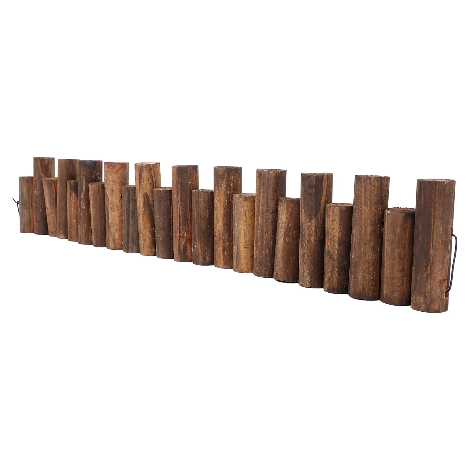 

Anticorrosive Wood Fence Garden Border Small Stake Flower Bed Fencing Durable Material Versatile Design Landscape Border Yard