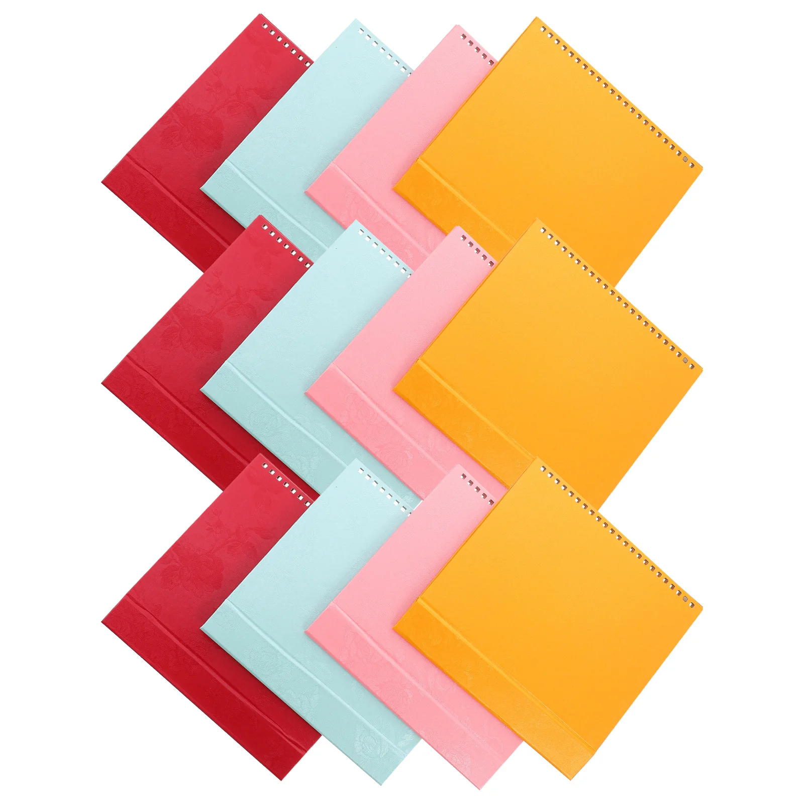 

12 шт. пустая основа для настольного календаря DIY настольный календарь полка цветной бумажный материал идеально подходит для планировщика и заметок