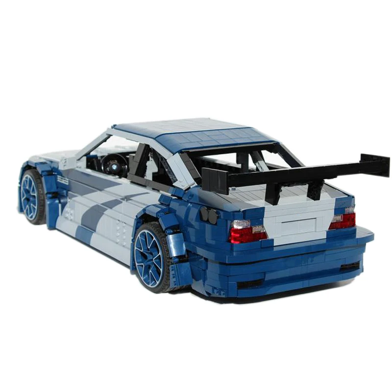 2023 New 5178PCS M3 E46 GTR Most Wanted - RC Supercar Model Buiding Kit Block Self-locking Bricks Birthday Gift