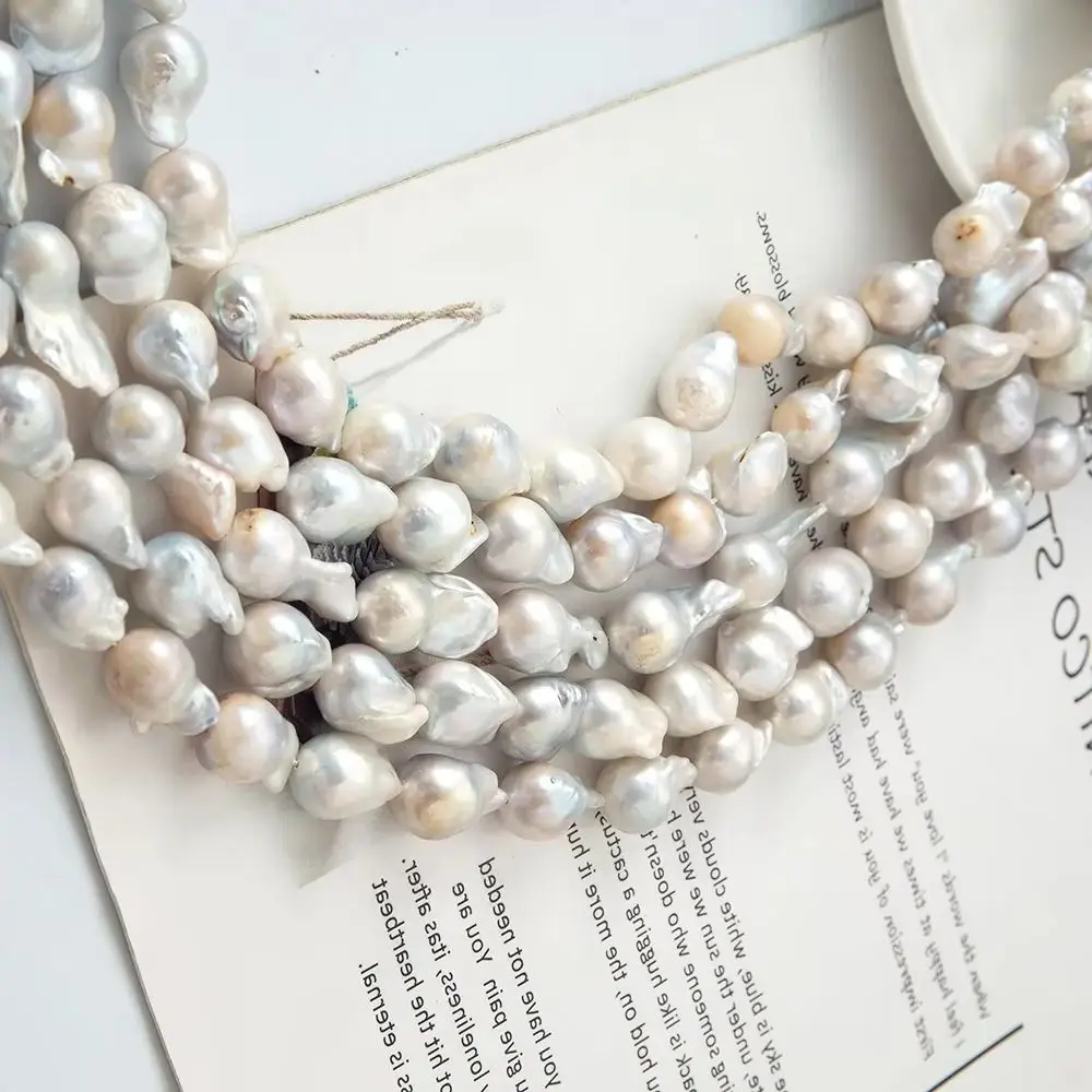 

12-15x20-24 мм Высокое качество натуральный пресноводный жемчуг бусины в стиле барокко ювелирные аксессуары DIY изготовление ювелирных изделий DIY ожерелье серьги