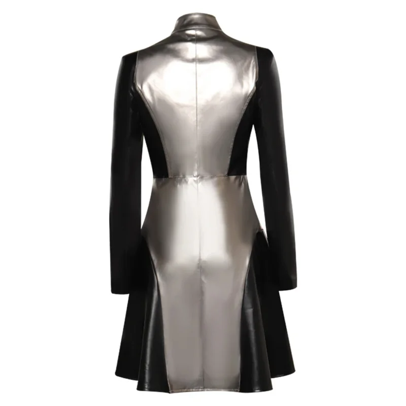 Atomic Heart tereshova kostum wanita gaun rok kulit mantel seragam pesta karnaval Halloween pakaian kasual anak perempuan js280
