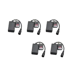 5 Pcs 3 Pins XLR Wireless Remote Control Receiver for Smoke Fog Machine DJ Stage Controller Receptor Fogging 400W 900
