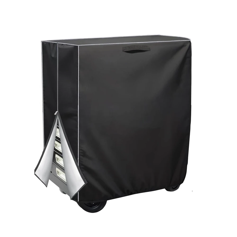 Oxford Cloth Cover for Rolling Welding Carts and For Plasma Cutter Carts with Side Zipper for Quick Tool Retrieval