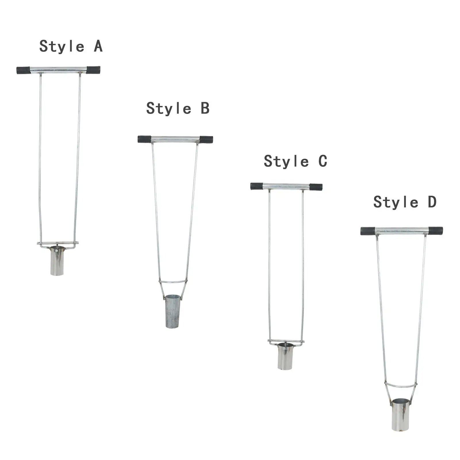 

Bulb Planter Metal Long Handle Bulb Planter Tool for Flower Planting Weeding