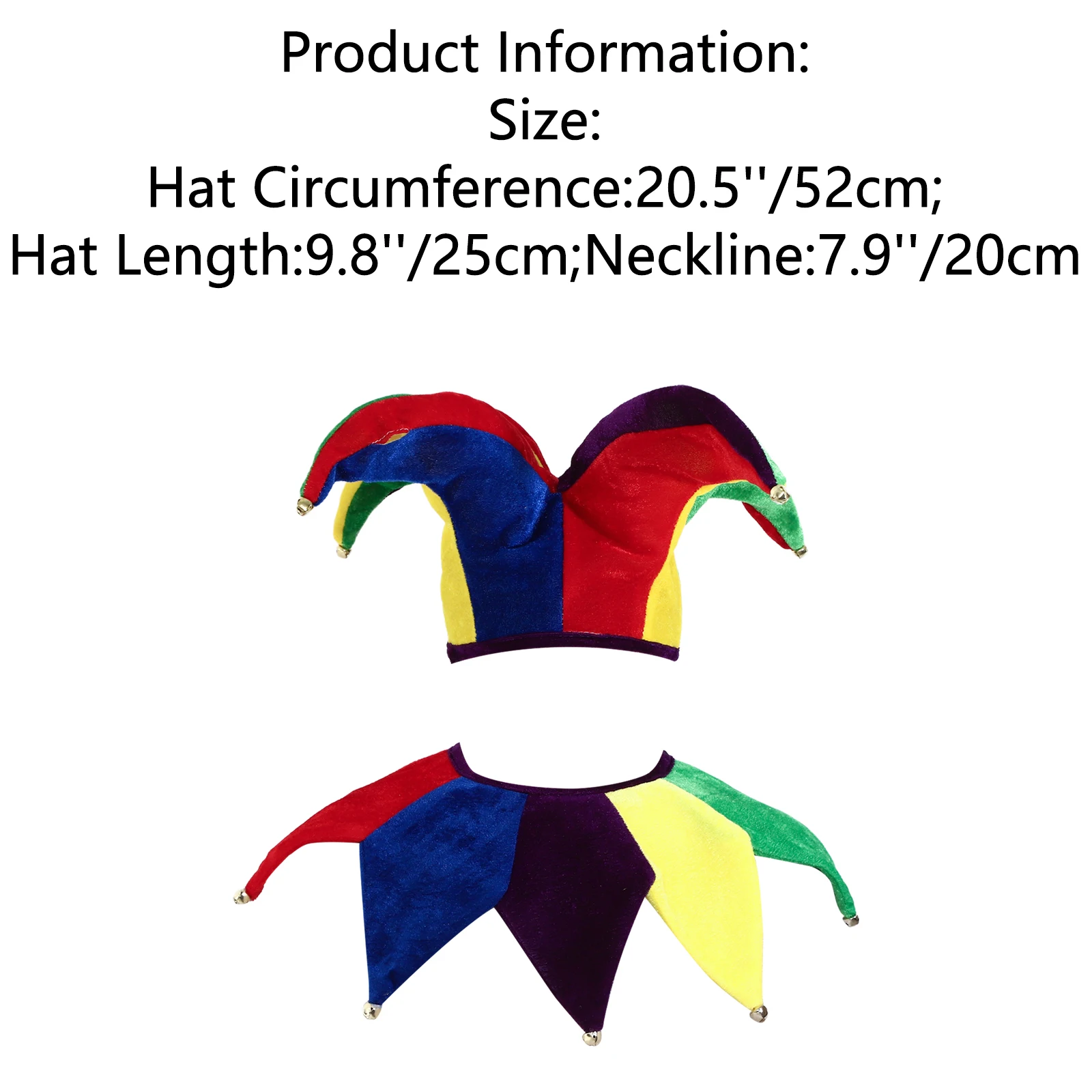 Clown Dress Up Costumes Accessories for Women Men Halloween Cosplay Carnival Festival Parties Movie Terrifiers Headwear Parade
