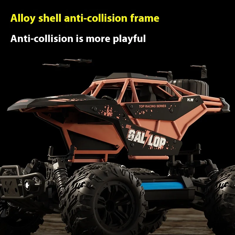 Auto telecomandata Rc Black Warrior Giocattolo telecomandato ad alta velocità a quattro ruote motrici Auto da corsa fuoristrada ad alta velocità alla deriva