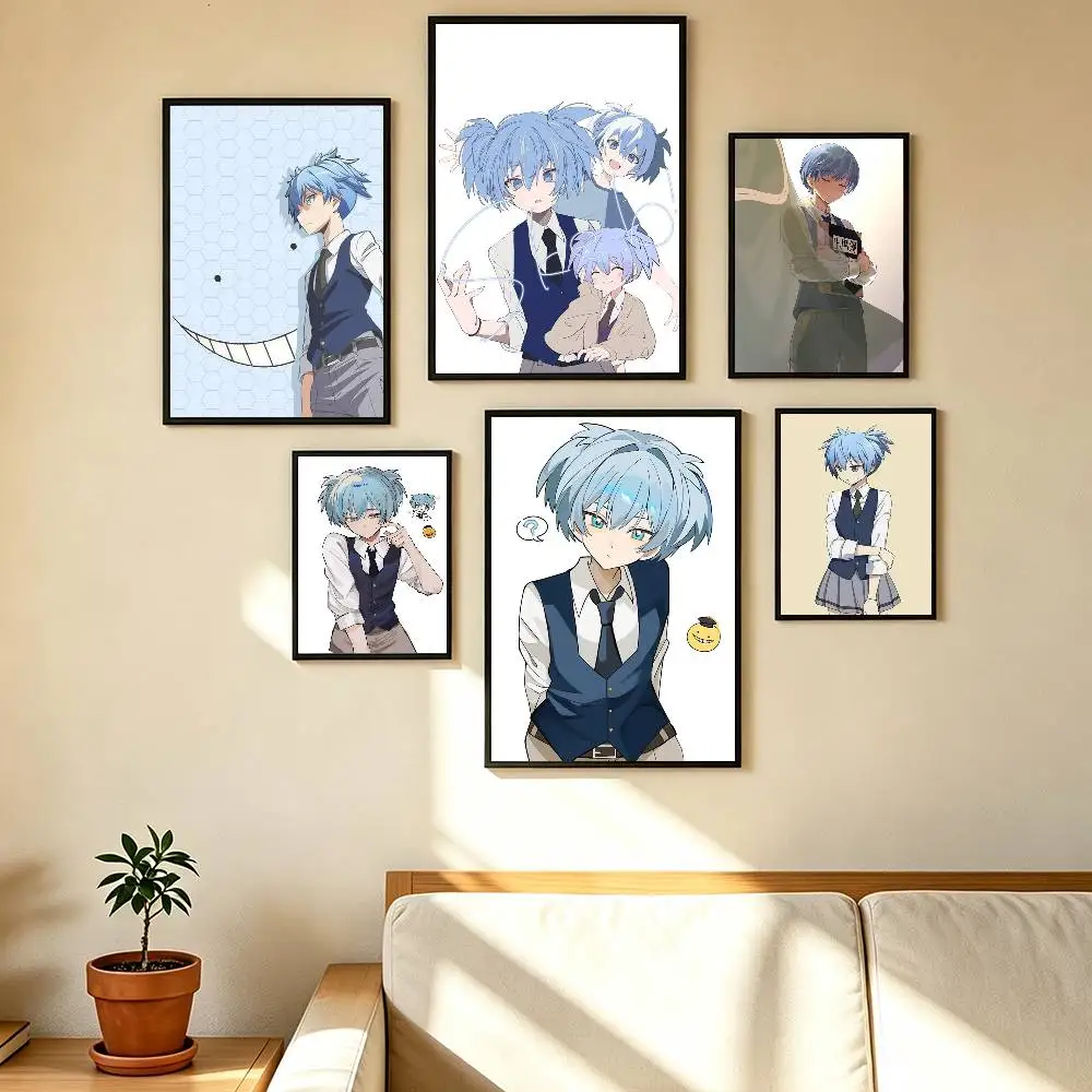 Danganronpa K-Kokichi O-Ouma Poster Waterproof Wall Art Sticker For Bar Living Room Vintage Decor High Quality Print Gift